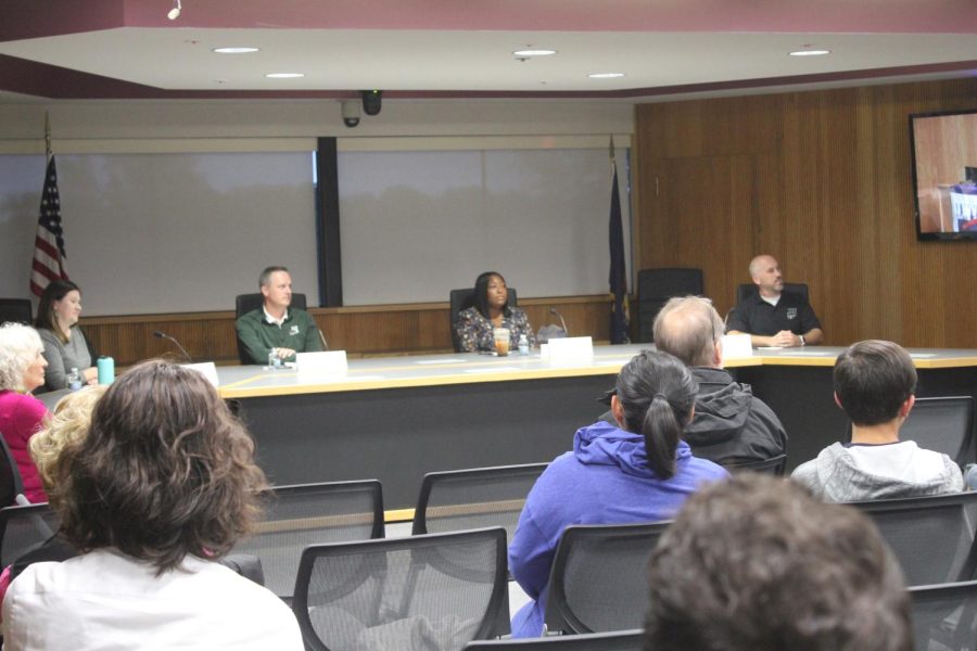 Board of Education candidates responded to questions from the public at a panel hosted by the League of Women Voters.
