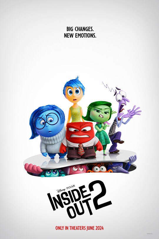 Coming to Theaters the summer of 2024: Inside Out 2.