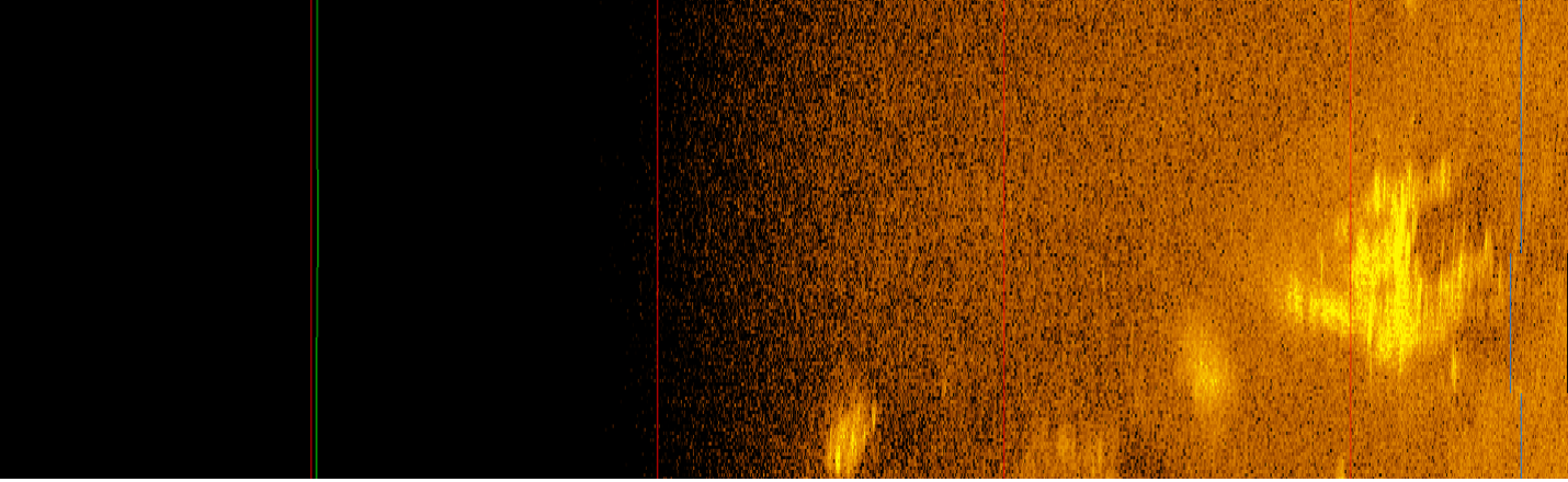 Extended sonar scan image